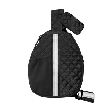 Pickleball Sling Backpack - Black