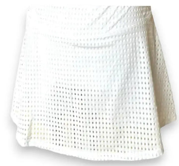 The Mesh Club Skirt - White