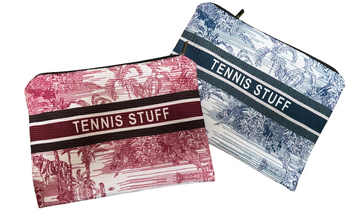 Tennis Stuff Toile Knick Knack Clutch