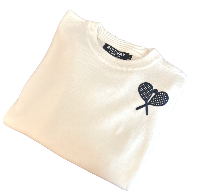 White best sale tennis sweater