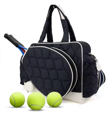 Tennis Quilted Duffel - Darkest Navy