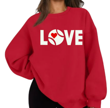 All About the Love Tennis Sweatshirt