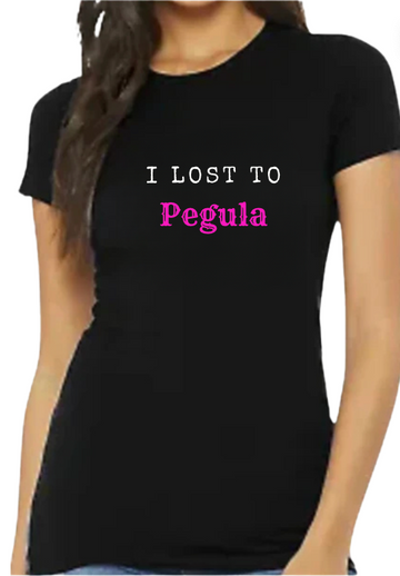 I Lost to Pegula Black Tennis Tee