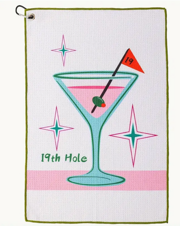 Golf Bag Towel - "19th Hole"