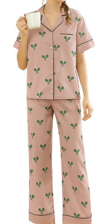 Tennis Pajama Pink Satin - Pant