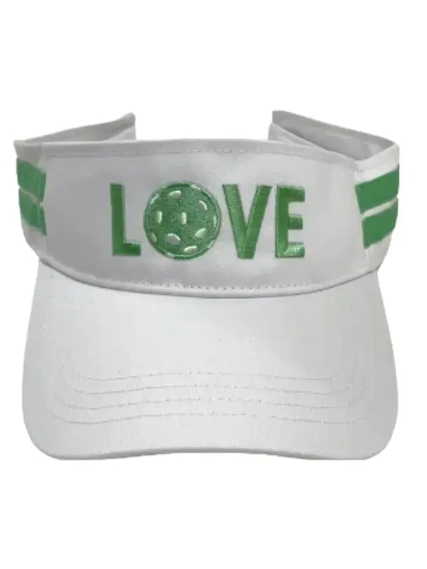 Shop pickleball visors. Super comfortable and designed with a slightly higher profile to protect the hairline from sun exposure.