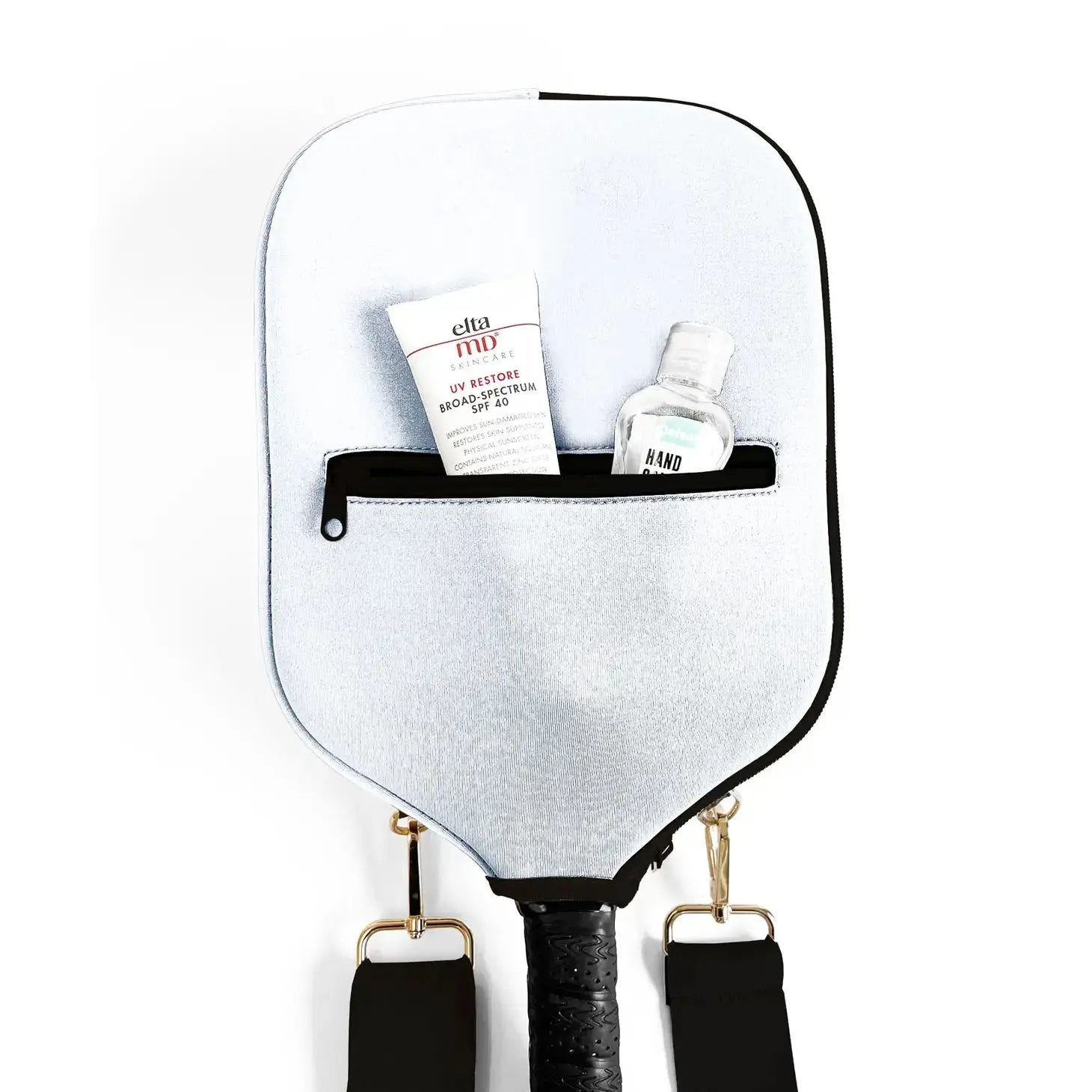 Pickleball Paddle Crossbody - White Runway Athletics