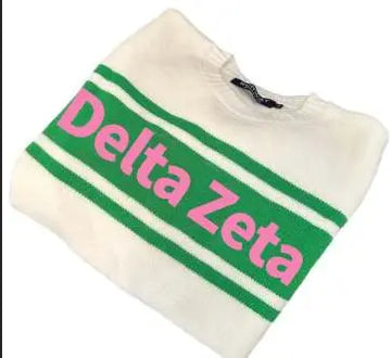 Delta Zeta Tennis Sweater