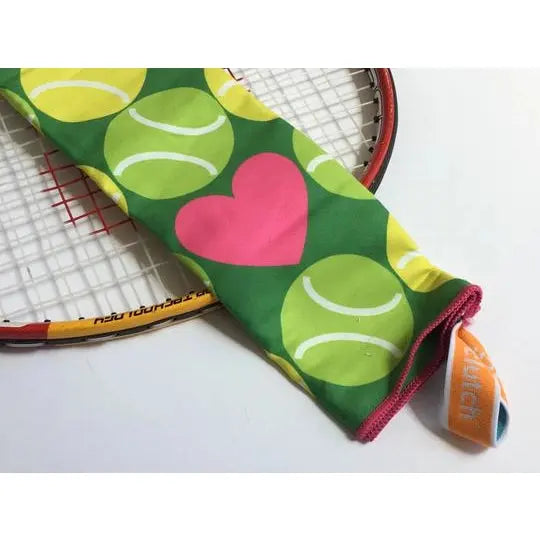 Shop online this sports towels with tennis balls from Runway Athletics. Great gift for yourself or any tennis lover.