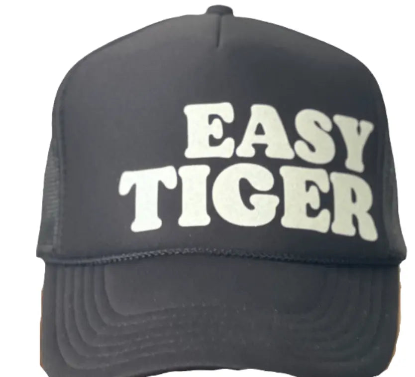 Shop Easy Black Trucker Hats from Runway Athletics.