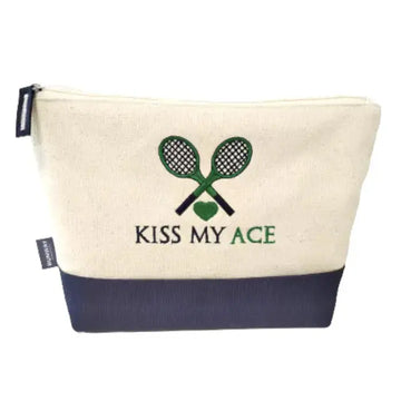 Kiss My Ace Cotton Clutch