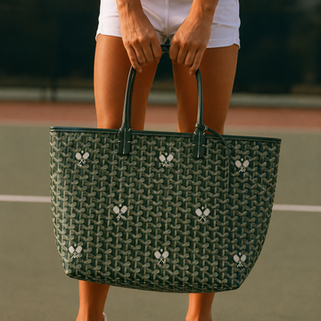 Pickleball Tote | Women's Pickleball Bag | Runway Athletics - White Paddles