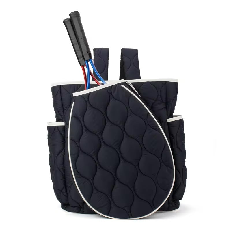 Tennis Quilted Backpack - Darkest Navy