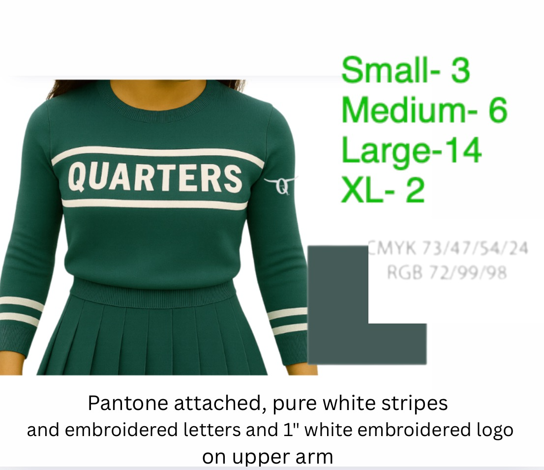 Custom QUARTERS Lightweight sweater