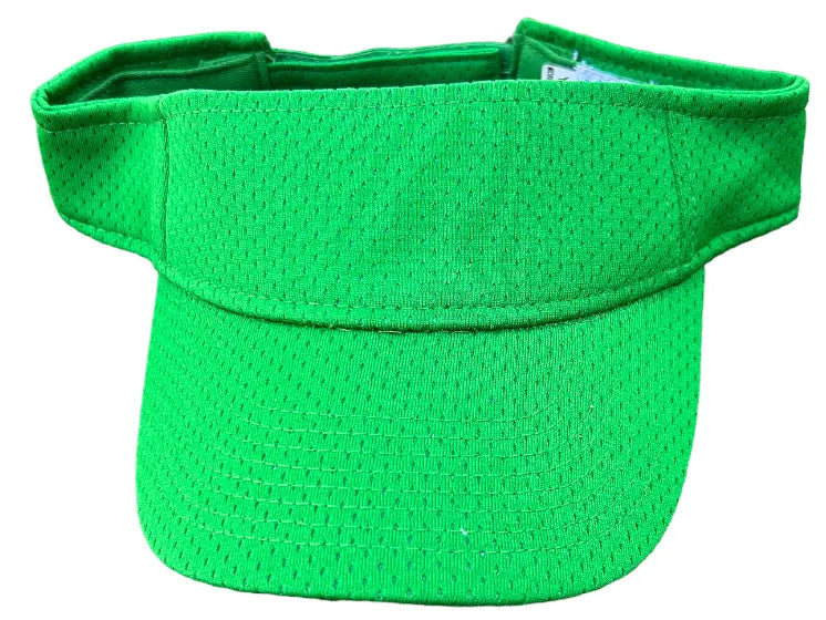 Shop online for this Kids visor from Runway Athletics. Mesh green visor with terry interior strap and velcro closure. Junior sizing