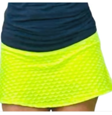 16.5" Nola Scallop Skirt - Lemon