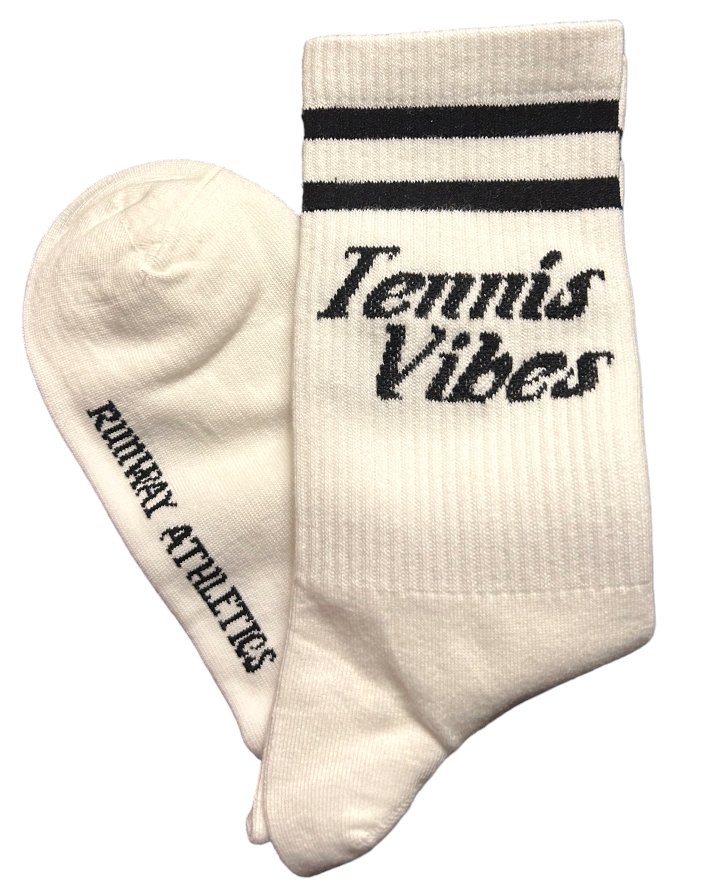 Tennis Athletic Socks - Classic Black & White