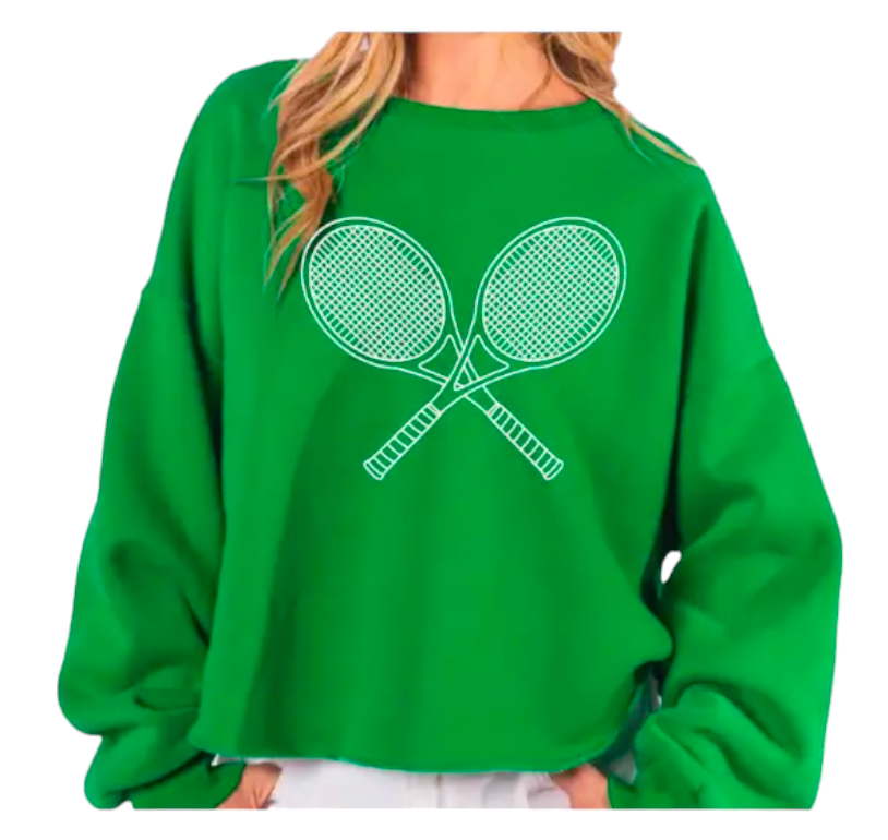 *** PREORDER *** Double Trouble Exclusive Runway Tennis Sweatshirt