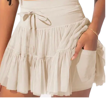 *** PREORDER *** Swifty Court Skirt - Natural