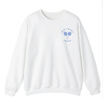 Mid - Court Crewneck Sweatshirt - White