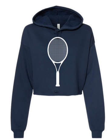 Tennis Hoodie - Runway Athletics Cropped Navy