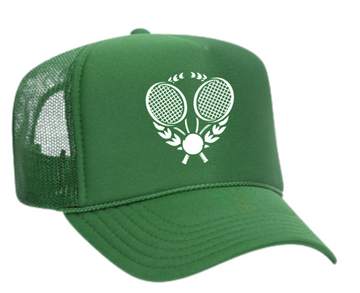 Tennis Crest Trucker Hat - Green