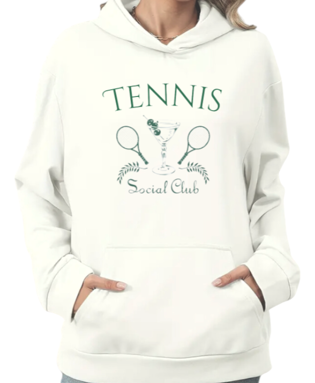 Tennis Hoodie - "Social Club"