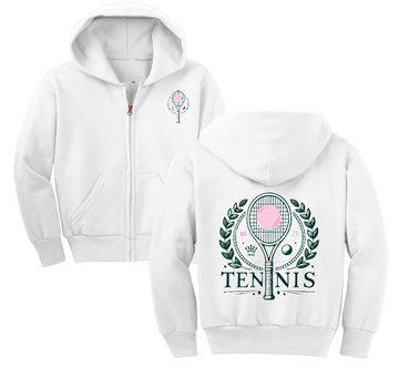 Est. in 1873 Tennis Zip Up Hoodie