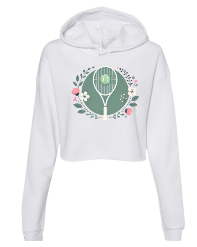 Tennis Hoodie - "Flower Power"