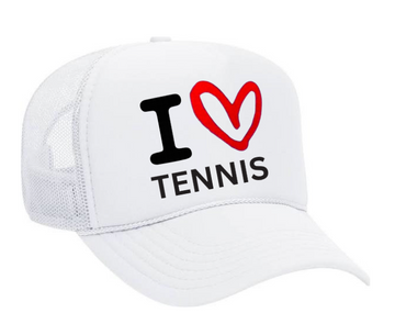 I Love Tennis Trucker Hat