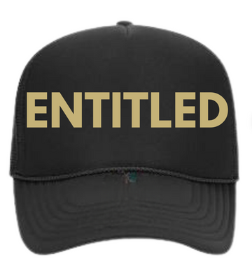 Trucker - ENTITLED  Black/Gold