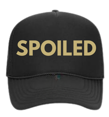 Trucker - SPOILED  Black/Gold