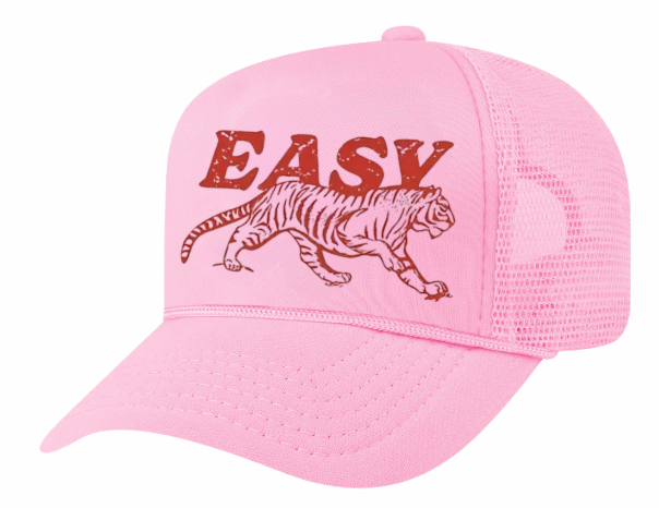 Easy Tiger Trucker Hat - Pink/Red