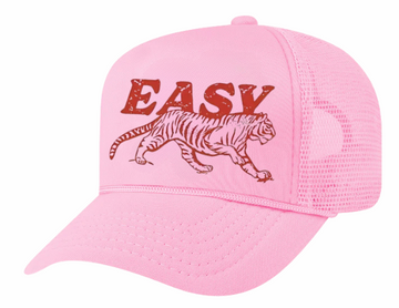 Easy Tiger Trucker Hat - Pink/Red