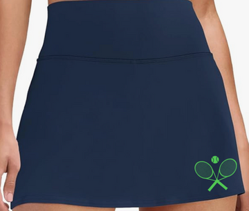 Classic Court Skirt - Navy/Green
