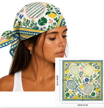 Tennis Print Bandana