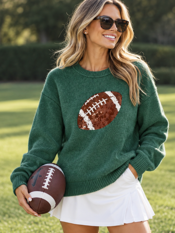 Game Day Glam Football Sweater
