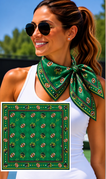 Football Print Bandana