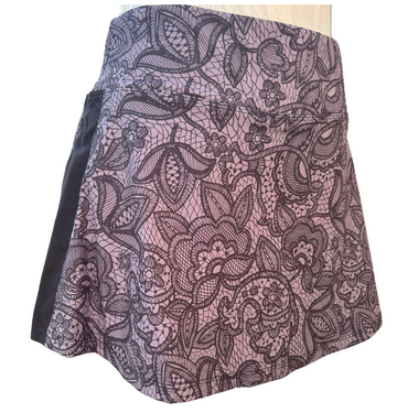 The Game Changer Skirt - "Tuxedo Lace with Drying Strips"