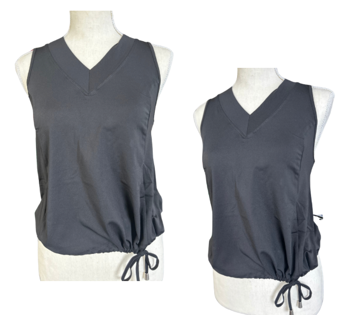 Essential Tie Waist Tank - Black or White
