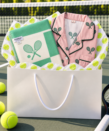 Snuggle Gift Set - Green Throw