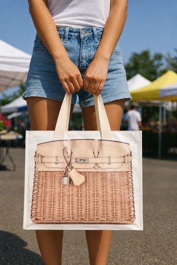 Inspired Re-Usable Shopper Tote - Natural