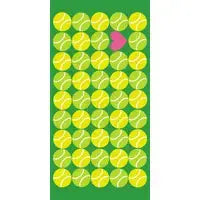 Elevate your game with our sports towels featuring tennis balls. Absorbent and eye-catching design. Shop now and stay cool